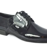 Men’s tango dance shoe in black patent leather
